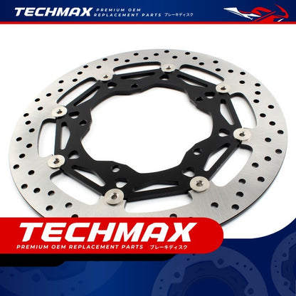 Techmax Brake Disc for Yamaha MT10 2016-2020 Front Brake Disc Front Brake Disc