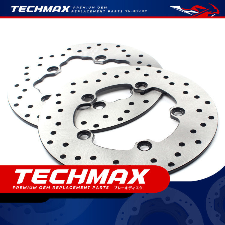 Techmax Brake Disc for Yamaha R1 R6 Mt10 Rear Brake Disc Brake Yamaha
