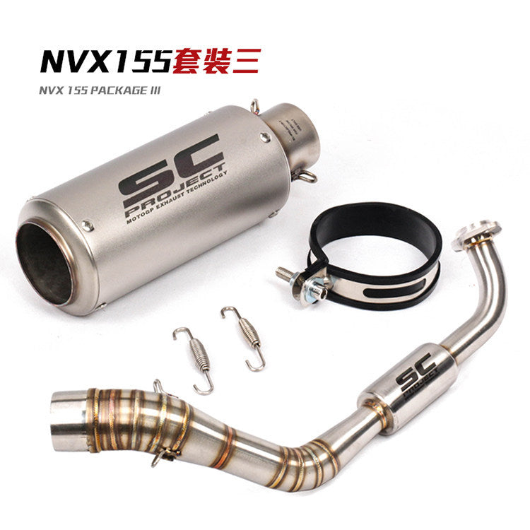 Yamaha Motorcycle NVX155 V1 Akrapovic AEROX155 Modified Full SC Project Exhaust Pipe Muffler NVX155