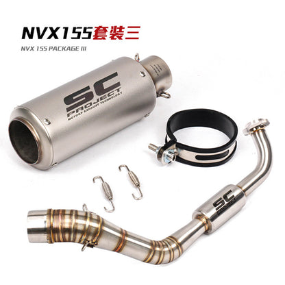 Yamaha Motorcycle NVX155 V1 Akrapovic AEROX155 Modified Full SC Project Exhaust Pipe Muffler NVX155