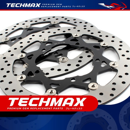 Techmax Front Brake Disc for Suzuki GSX-8R/8S 2023-2025 Brake Disc Rotor Replacement
