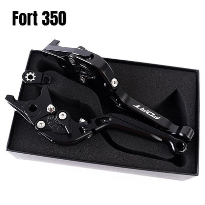 QJMOTOR FORT350 Modified Brake Lever with Parking Brake Fort 350 Handle Brake LEver Fortress 350